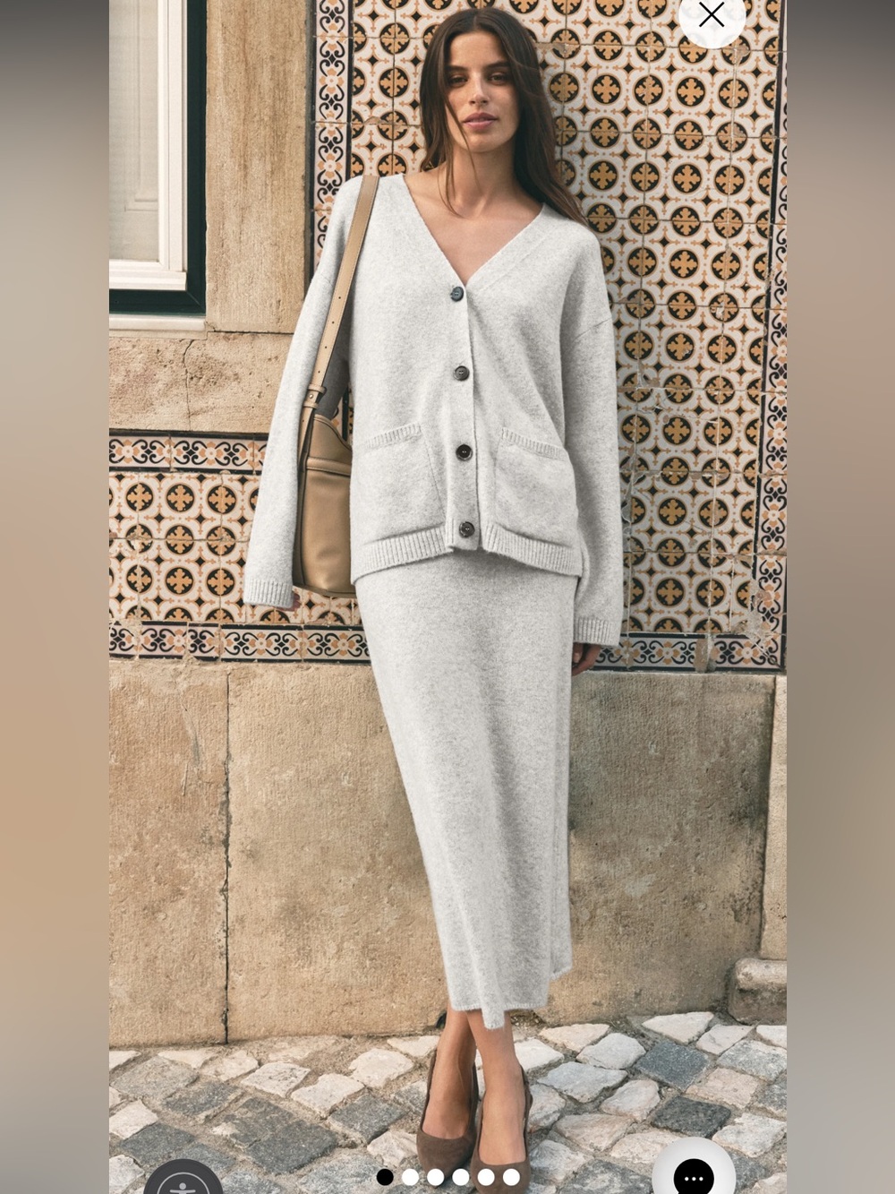 z supply cozy moment grey button front v-neck cardigan sweater size small NEW
